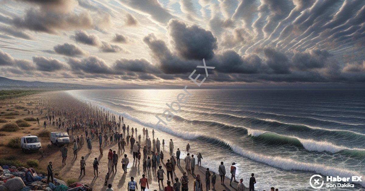 "İzmir Sahillerinde Hareketli Saatler: 120 Düzensiz Göçmen Yakalandı" başlıklı haber için fotorealis