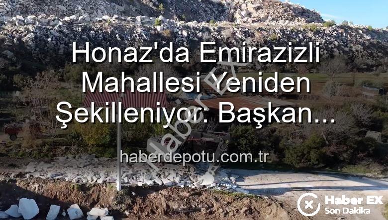 çevre düzenlemesi - Honaz'da Çevre Düzenlemesi Hız Kesmiyor: Emirazizli Mahallesi'ne Estetik ve Güvenli Dokunuşlar