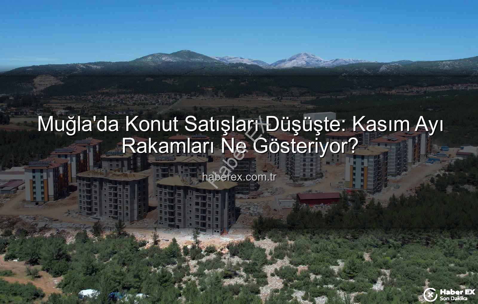 Muğla konut satışları - Muğla'da Konut Satışları Düşüşte: Kasım Ayı Rakamları Ne Gösteriyor?