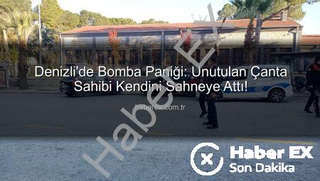 Denizli’de Bomba Paniği: Unutulan Çanta Sahibi Kendini Sahneye Attı!