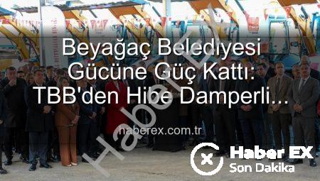 Beyağaç Belediyesi Gücüne Güç Kattı: TBB’den Hibe Damperli Kamyonetle Hizmet Ağı Genişliyor