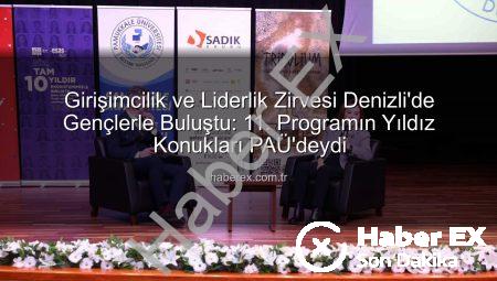 Girişimcilik ve Liderlik Zirvesi Denizli’de Gençlerle Buluştu: 11. Programın Yıldız Konukları PAÜ’deydi